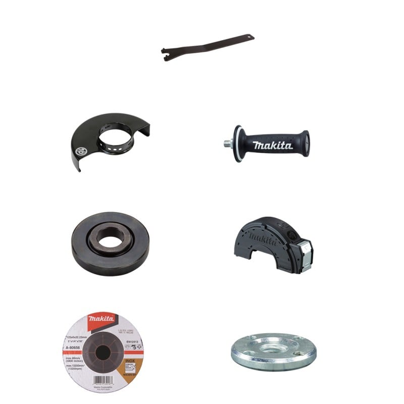 Szlifierka kątowa Makita GA5095X01 1900W 125mm AFT SJS II, podwójna izolacja