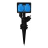 Przedłużacz ogrodowy HAND PRO W-00528 wbijany 4gniazda 1,5m 3x1,5mm
