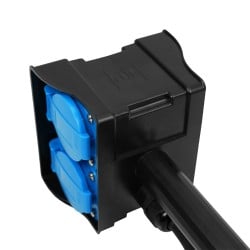 Przedłużacz ogrodowy HAND PRO W-00528 wbijany 4gniazda 1,5m 3x1,5mm