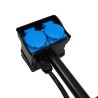 Przedłużacz ogrodowy HAND PRO W-00528 wbijany 4gniazda 1,5m 3x1,5mm