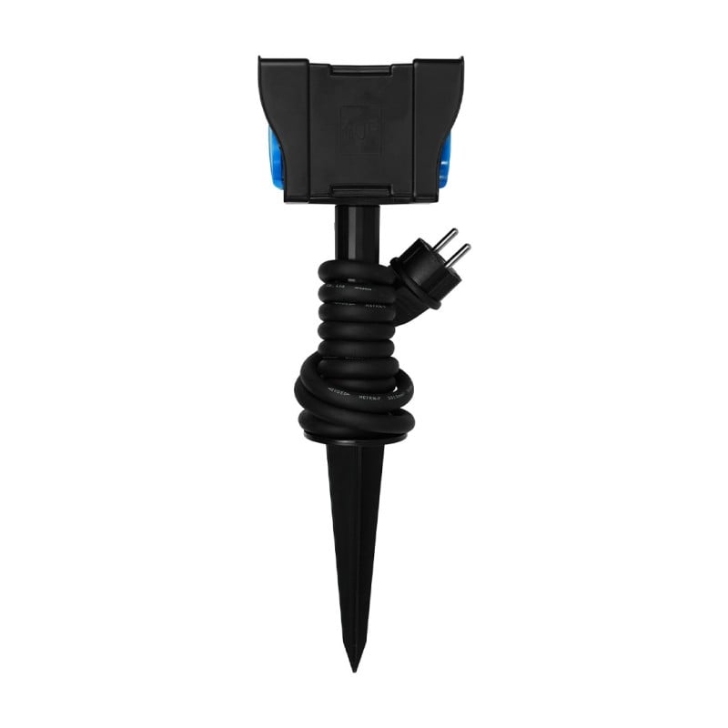 Przedłużacz ogrodowy HAND PRO W-00528 wbijany 4gniazda 1,5m 3x1,5mm