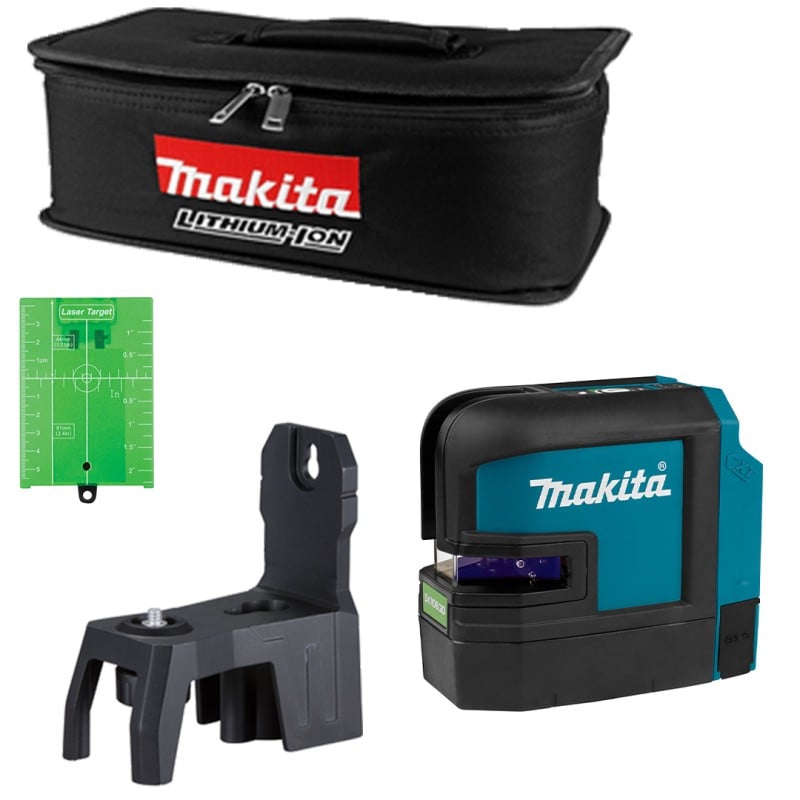 Akumulatorowy laser krzyżowy Makita SK106GDZ CXT 12Vmax 35m zielony torba