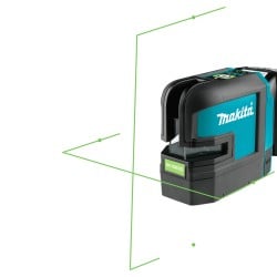 Akumulatorowy laser krzyżowy Makita SK106GDZ CXT 12Vmax 35m zielony torba