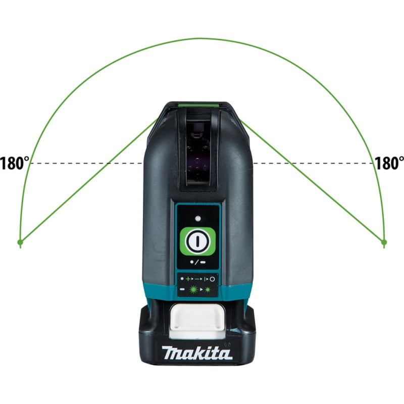 Akumulatorowy laser krzyżowy Makita SK106GDZ CXT 12Vmax 35m zielony torba