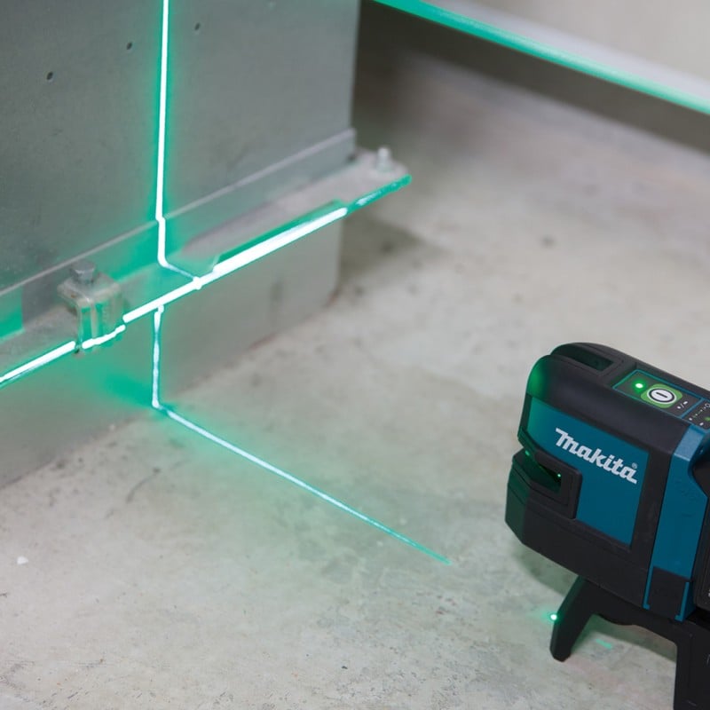 Akumulatorowy laser krzyżowy Makita SK106GDZ CXT 12Vmax 35m zielony torba