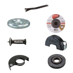 Szlifierka kątowa Makita GA5093X01 1900W 125mm AFT SJS II, podwójna izolacja