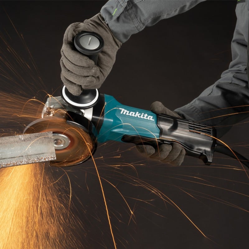 Szlifierka kątowa Makita GA5093X01 1900W 125mm AFT SJS II, podwójna izolacja