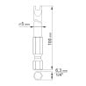 Bity długie YATO YT-0498 1/4’’ Spanner nr.4x100mm nr.8x100m 2 szt.