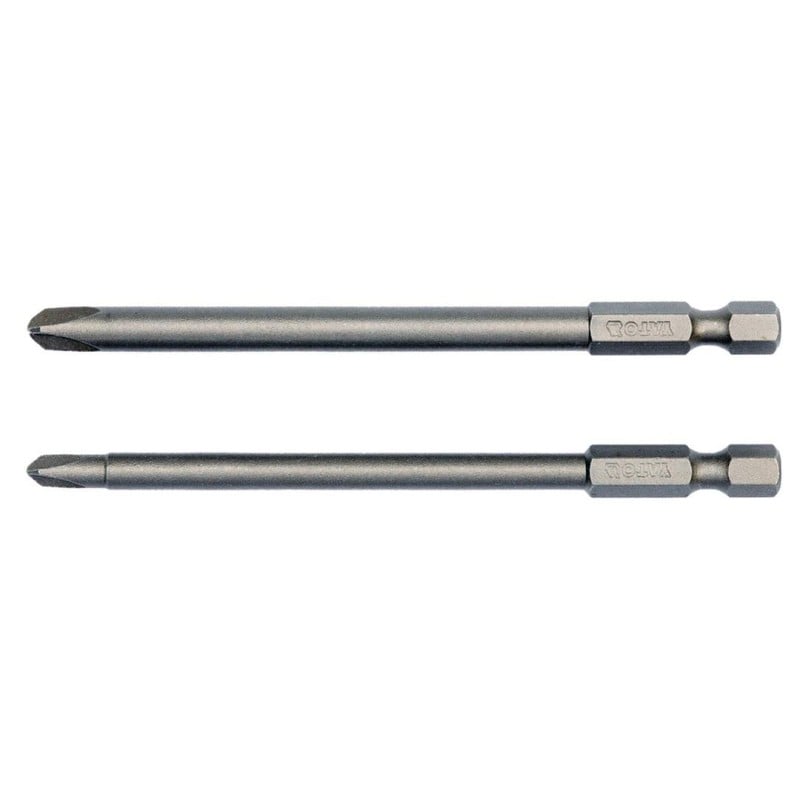 Bity długie YATO YT-0497 Tri-Wing 1/4'' nr2x100mm nr4x100mm 2 szt.