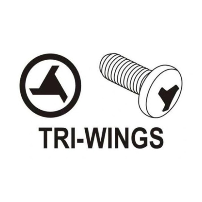 Bity długie YATO YT-0493 Tri-Wing 1/4'' nr0x100mm nr1x100mm 2 szt.