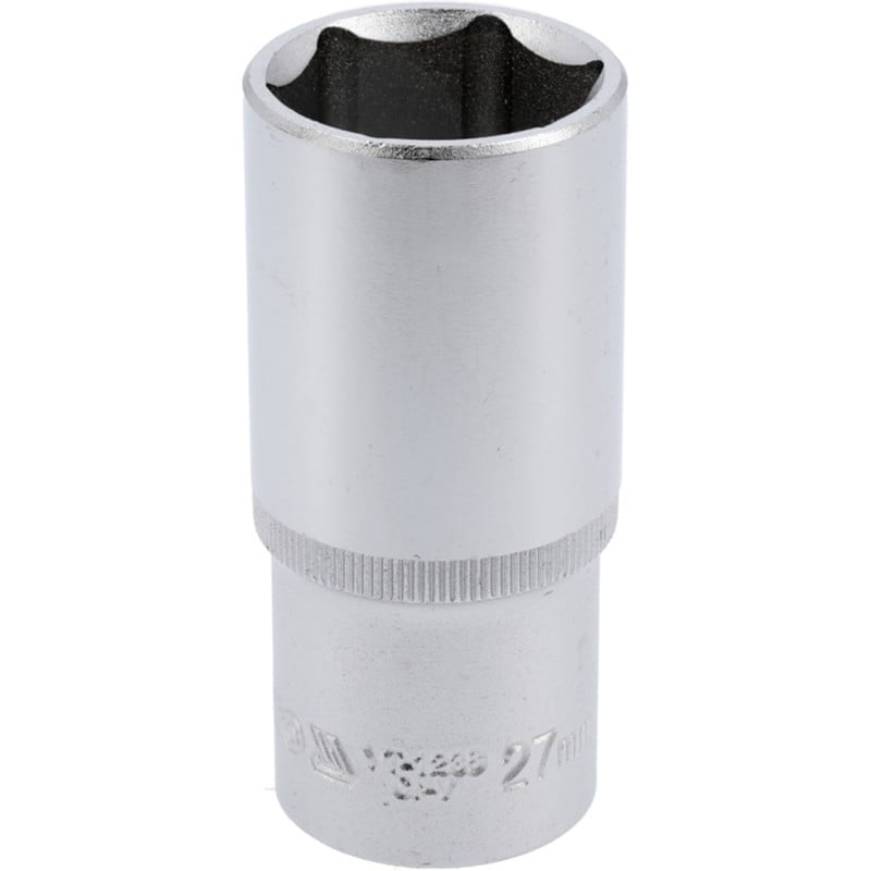 Nasadka 6 kątna YATO YT-1238 1/2'' 27mm GRD chromowana,satynowa,polerowana