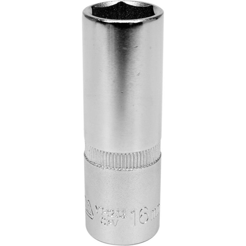 Nasadka do świec YATO YT-1253 1/2'' 16mm GRD chromowana,satynowa,polerowana