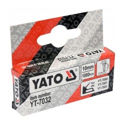 Gwoździe do zszywaczy 10x2,0mm YATO YT-7032 1,2mm 1000 szt. do YT-7000-3