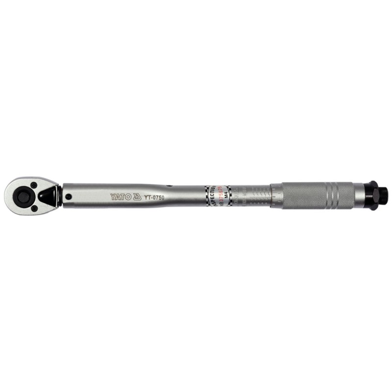 Klucz dynamometryczny YATO YT-0750 CrV 3/8’’ 342-360 mm 20-110Nm 48-52HRC