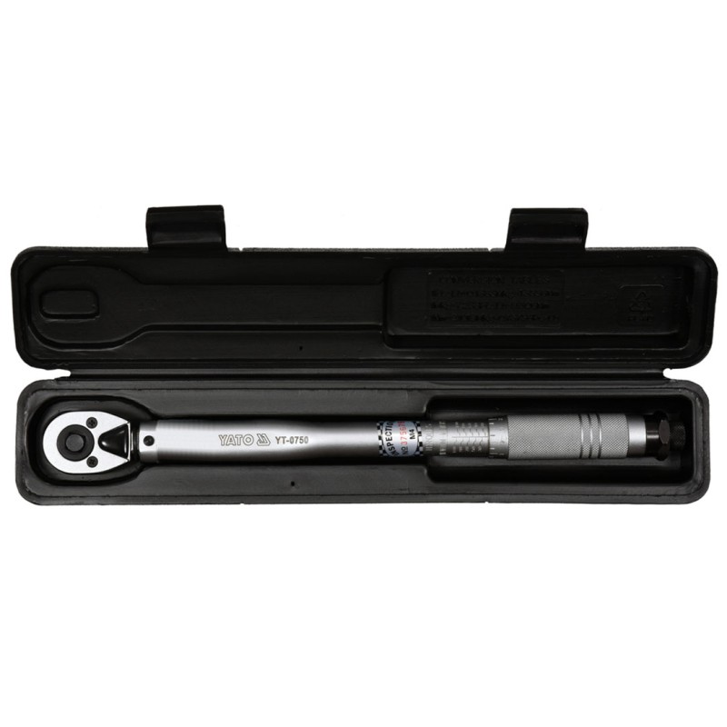 Klucz dynamometryczny YATO YT-0750 CrV 3/8’’ 342-360 mm 20-110Nm 48-52HRC