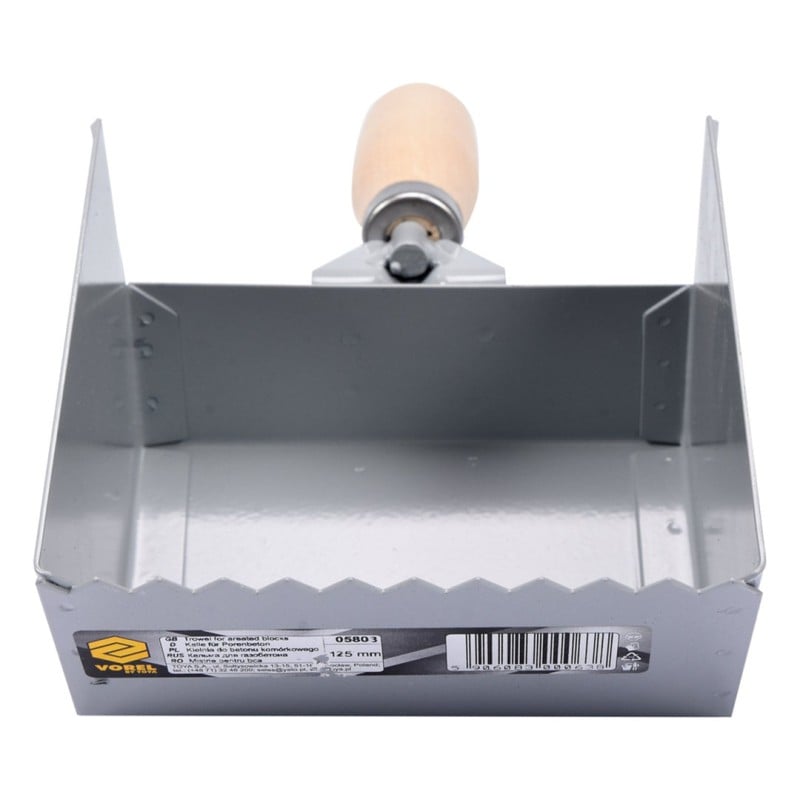 Kielnia do betonu komórkowego 125mm VOREL 05803