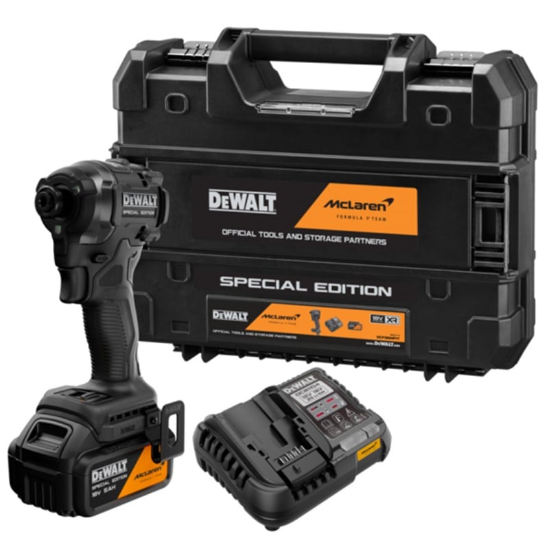 Akumulatorowa zakrętarka DeWALT DCF86MP1T-QW McLaren 18V XR 1x5Ah walizka