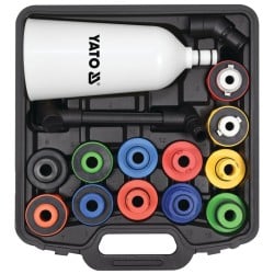 Lejek do oleju z adapterami YATO YT-06919 GRD 2L 15 elementów