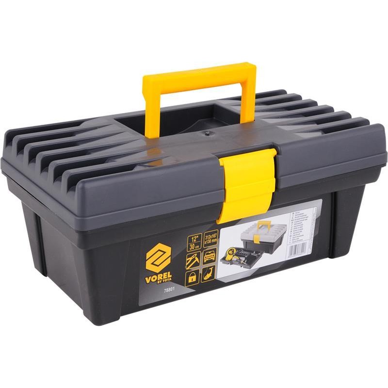 Skrzynka narzędziowa plastikowa 12'' VOREL 78801 GRD PVC