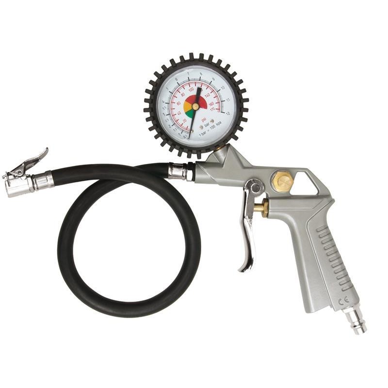 Pistolet do pompowania kół z manometrem VOREL 81650 GRE 1.2 MPa