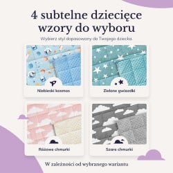 Koc sensoryczny, kołdra obciążeniowa dla dzieci 120×90 cm, 2,4 kg OEKO-TEX