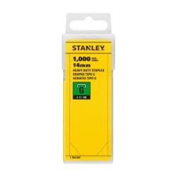 Zszywki stalowe prostokątne STANLEY 1-TRA709T typ G 14x10,6x0,75mm 1000szt.