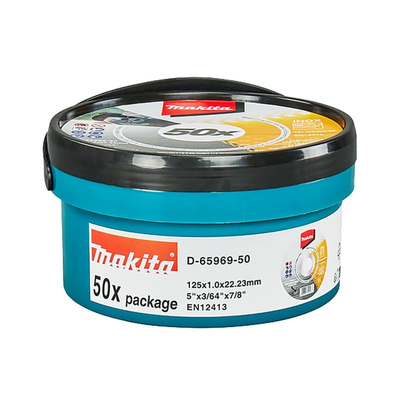 Tarcza do cięcia metalu Makita D-65969-50 125x22,23x1mm INOX T41WA46R-BF 50szt.