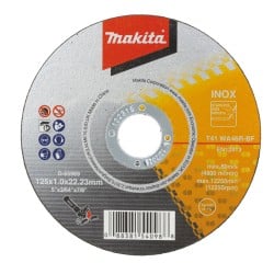 Tarcza do cięcia metalu Makita D-65969-50 125x22,23x1mm INOX T41WA46R-BF 50szt.