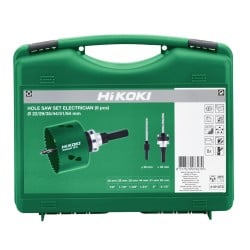 Zestaw otwornic bimetalowych HiKOKI 4101072 22-64mm 2trzpienie walizka 9el.