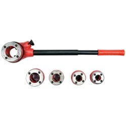 Gwintownica hydrauliczna VOREL 55820 do rur 3/8’’-1 1/4 5 głowic walizka