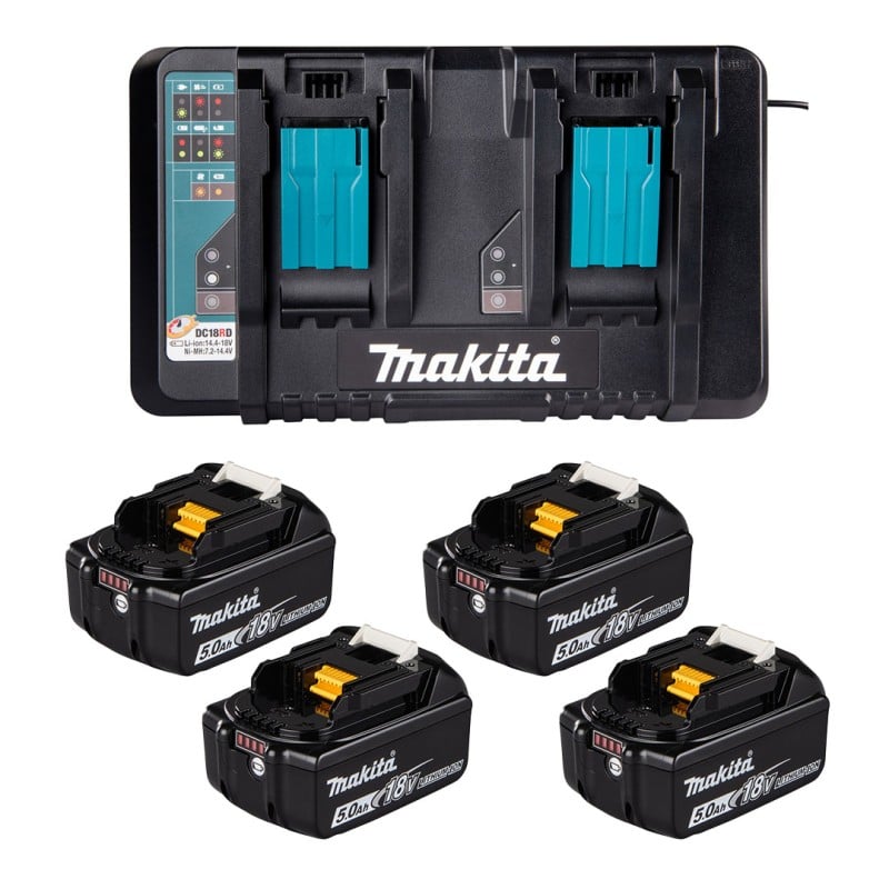 Kosiarka akumulatorowa Makita DLM462PT4 LXT 2x18V 4x5Ah XPT 46cm 60l