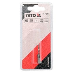 Wiertło-gwintownik YATO YT-44840 HSSM2 M3 HEX 1/4’’ 36mm