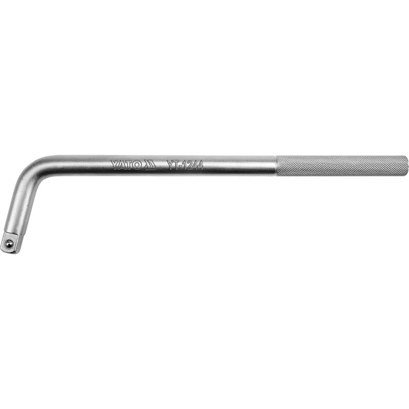 Pokrętło typu L YATO YT-1244 GRD 1/2'' chromowane, satynowe 1 sztuka