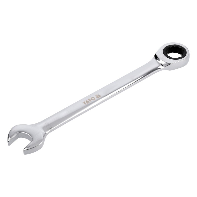 Klucz płasko-oczkowy z grzechotką Yato YT-0202 24mm 72T CrV 335mm