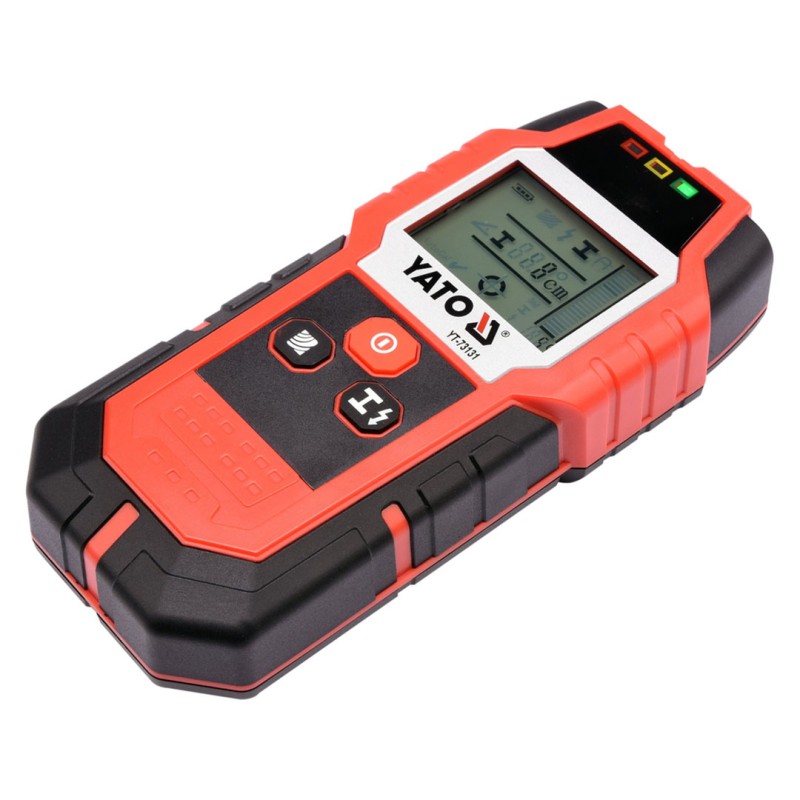 Wykrywacz profili i przewodów YATO YT-73131 LCD LED 9V 145x67x25mm etui