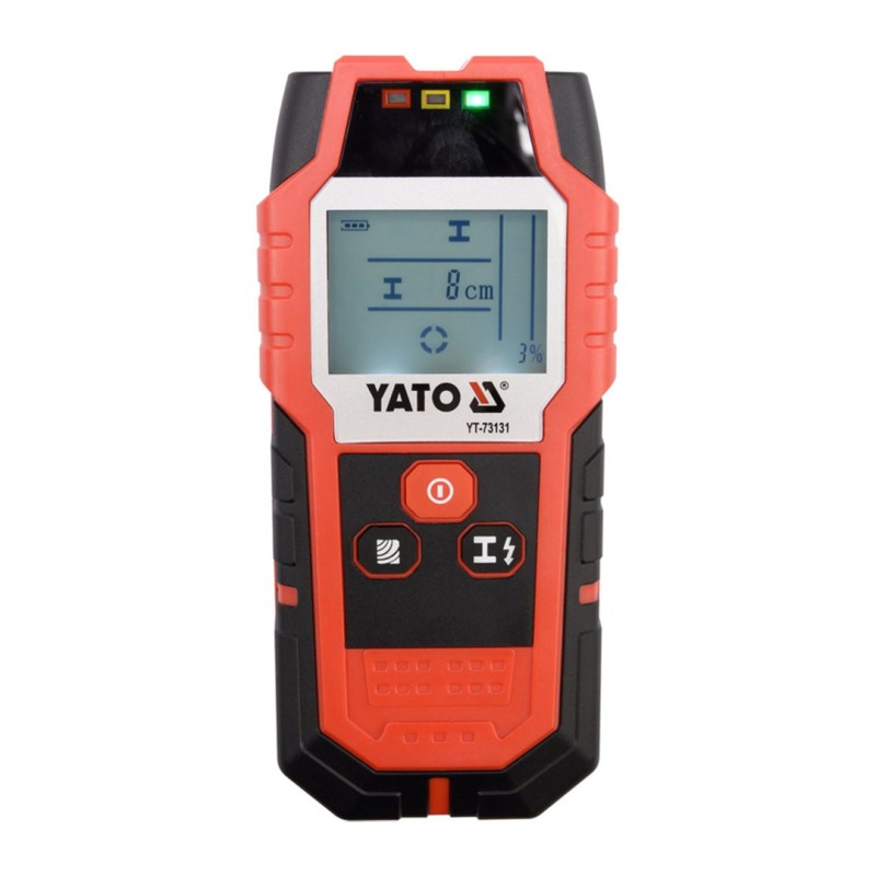 Wykrywacz profili i przewodów YATO YT-73131 LCD LED 9V 145x67x25mm etui
