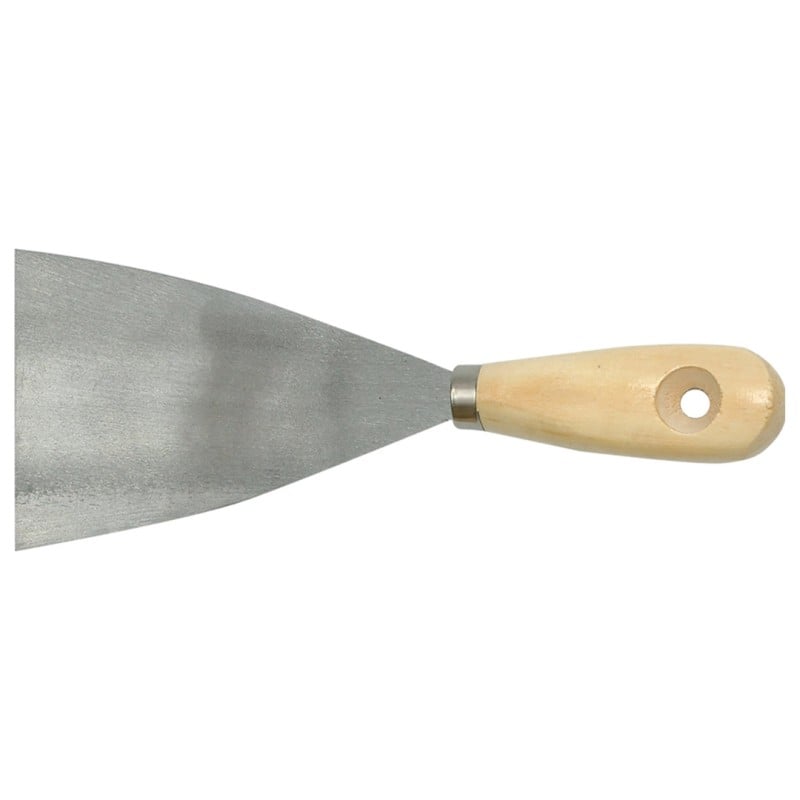 Szpachelka TOYA 06100 100 mm stalowa drewniany uchwyt lakierowany