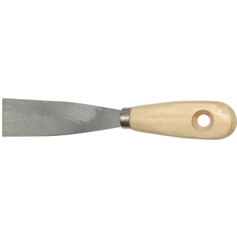 Szpachelka TOYA 06030 30 mm stalowa drewniany uchwyt lakierowany