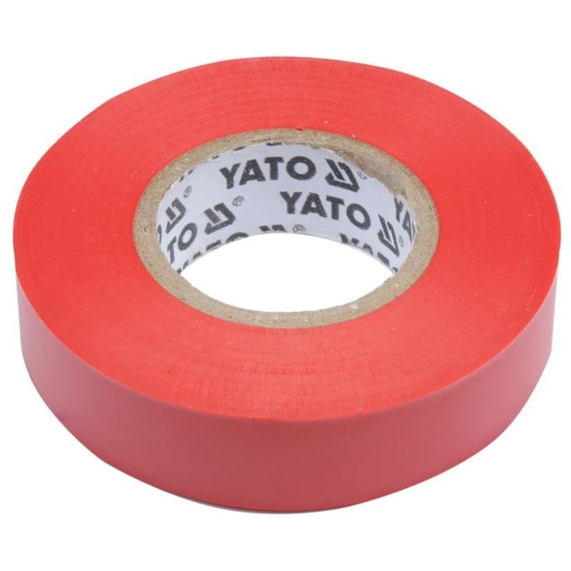 Taśma elektroizolacyjna Yato YT-81592 15mm x 20m PVC czerwona 0,13mm