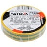 Taśma elektroizolacyjna Yato YT-81593 15mm x 20m PVC żółto-zielona 0,13mm
