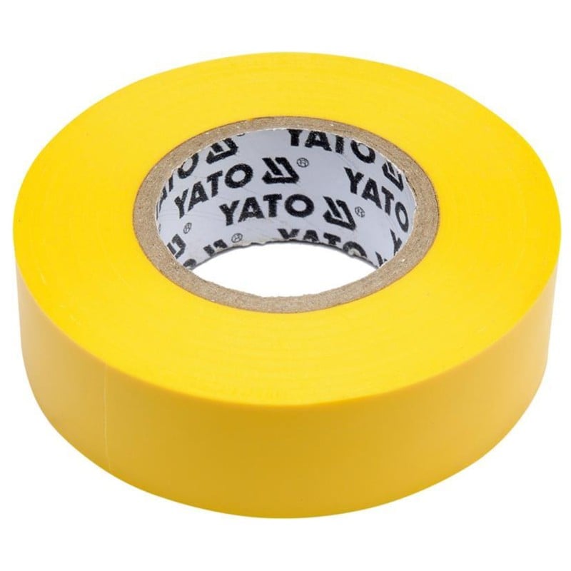 Taśma elektroizolacyjna Yato YT-81654 15mm x 20m PVC żółta 0,13mm