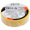 Taśma elektroizolacyjna Yato YT-81654 15mm x 20m PVC żółta 0,13mm