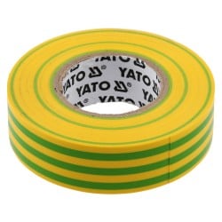 Taśma elektroizolacyjna Yato YT-81655 15mm x 20m PVC żółto-zielona 0,13mm