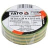 Taśma elektroizolacyjna Yato YT-81655 15mm x 20m PVC żółto-zielona 0,13mm