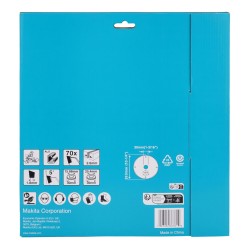 Piła tarczowa do aluminium Makita D-81723 260x30x1,8mm 70T z widią