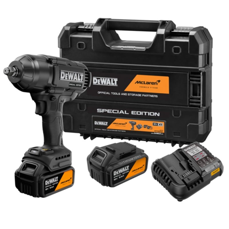 Akumulatorowy klucz udarowy DeWALT DCF99MP2T-QW McLaren 18V XR 2x5Ah walizka