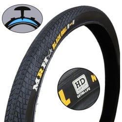 Opona rowerowa 24x1.75 47-507 MRH Black Bull z wkładką antyprzebiciową