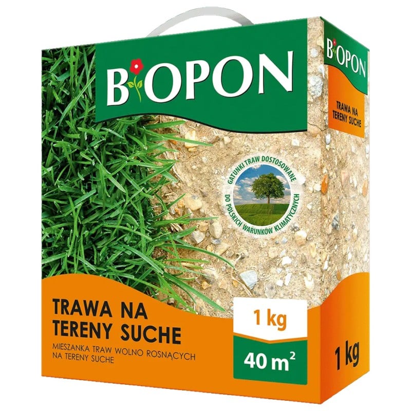Trawa na tereny suche odporna na suszę BIOPON 1kg PL530/64/15329/02T1A