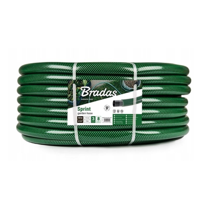 Wąż ogrodowy SPRINT BRADAS WFS3/430 3/4" 30m 3-warstw zbrojony UV 8bar PVC