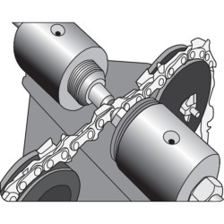 Nitownica do łańcuchów pilarek YATO YT-84970 GRD 1/4'' stal A3 1 sztuka